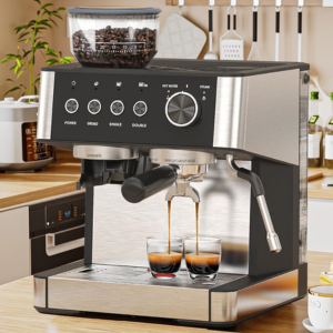20-Bar Espresso Machine w/Milk Frother