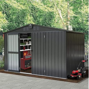 Outdoor 10' Lockable Storage Shed