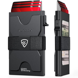 Slim Aluminum RFID Pop-Up Card Holder Wallet