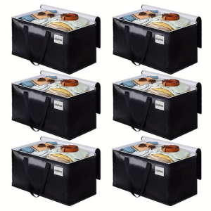 6-Pack XL 50lbs Storage Totes