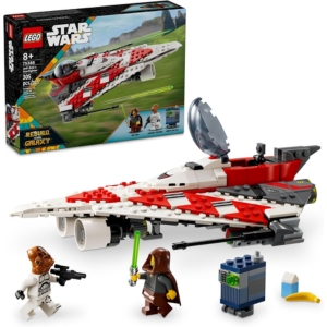 LEGO 305-Piece Star Wars Jedi Bob’s Starfighter Building Toy