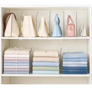 12-Pack Acrylic Shelf Divider