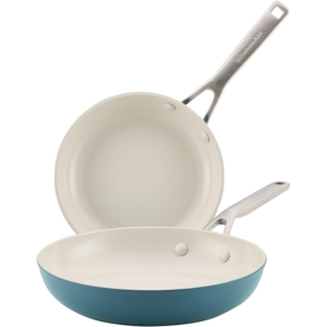 KitchenAid 2-Piece Ceramic Nonstick Skillet Set