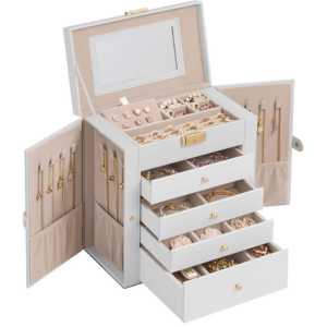 Songmics 5-Tier Jewelry Box w/Mirror