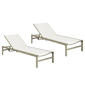 Mainstays 2-Pack Outdoor Sling Chaise Loungers