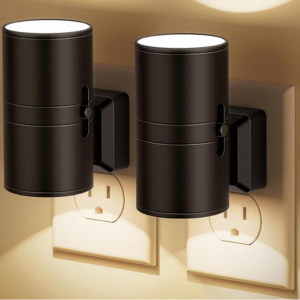 2-Pack Dimmable LED Wall Plug Night Lights