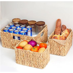 3-Pack Wicker Baskets Set