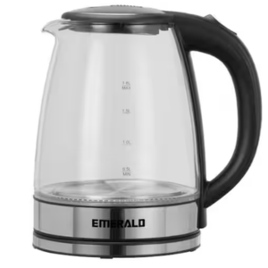 Emerald 1.8L Cordless Glass Electric Kettle