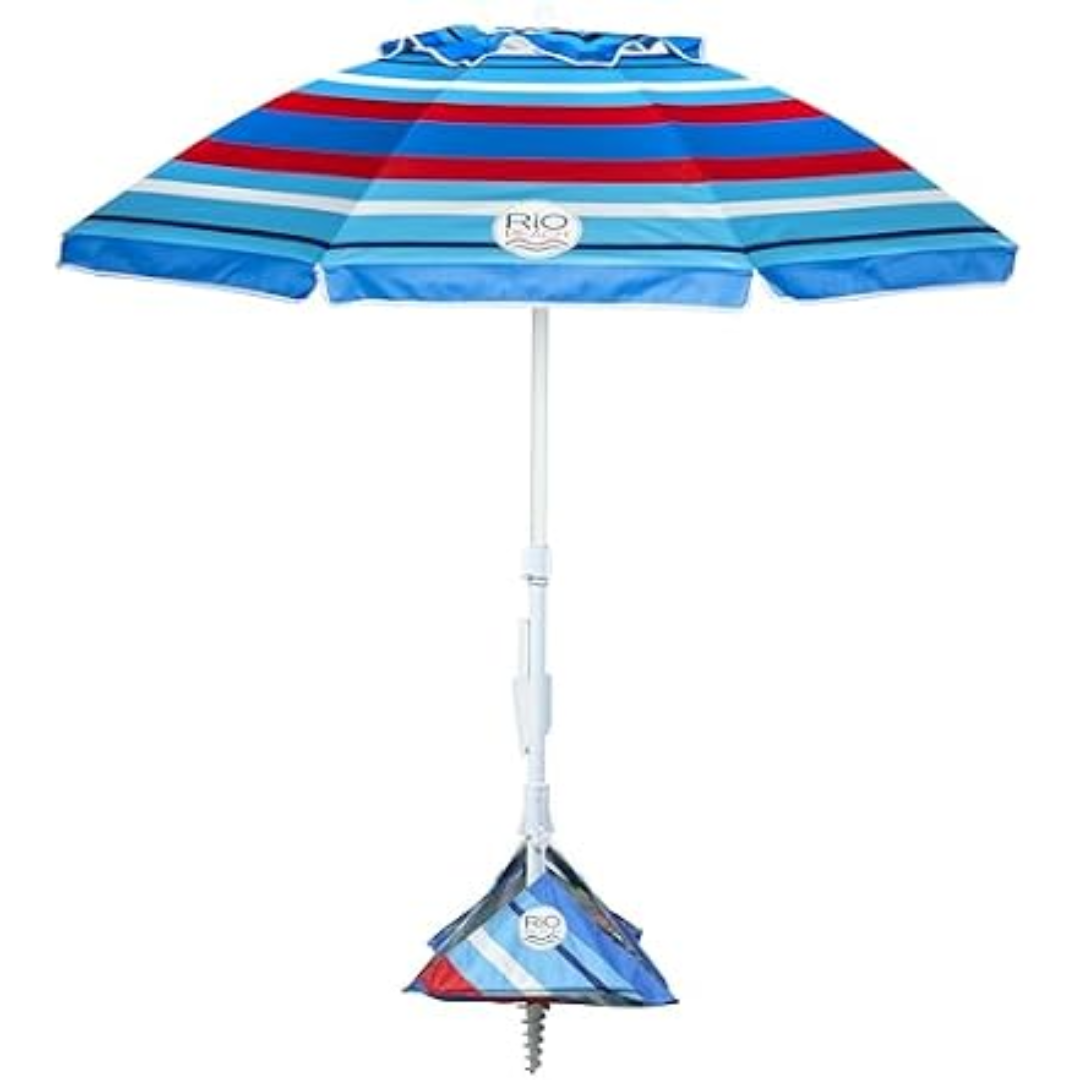 Portable 6.5' Tilt Beach Umbrella