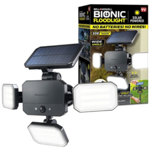 Bell + Howell Solar Motion Sensor Floodlight w/Remote