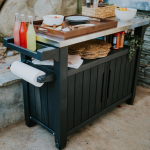 Keter Outdoor Resin 78-Gal Kitchen Prep Table