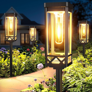 8-Pack Solar Outdoor Pathway Lights