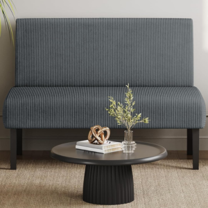 2-Seater Corduroy Loveseat w/USB Ports
