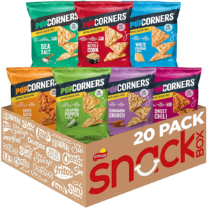 20-Pack PopCorners Popped Corn Snacks