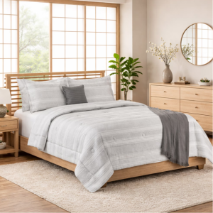 Mainstays 5-Piece Full/Queen Reversible Comforter Set
