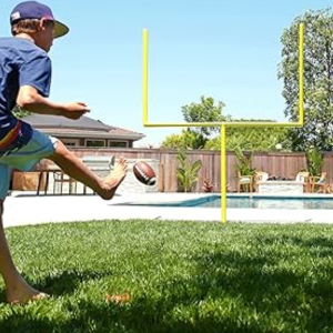 GoSports 8' Pro Kick Challenge Field Goal Set w/Footballs