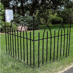 Set of 2 Arch 6' Garden Fence Panels