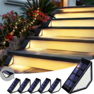 6-Pack Solar LED Step Lights