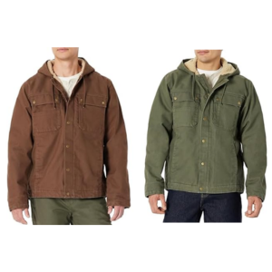 Amazon Basics Men's Insulated Hooded Workwear Jacket