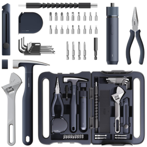 40-Piece Household Essentials Tool Kit w/Electric Screwdriver