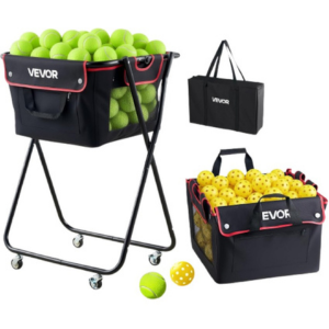 175-Ball Foldable Tennis & Pickleball Hopper