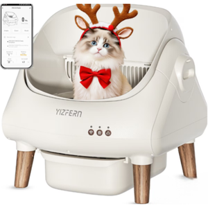 Smart Self Cleaning Cat Litter Box w/App
