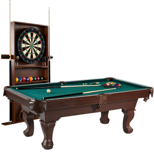 Barrington 7' Billiard Pool Table w/Dartboard