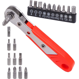 11-in-1 Magnetic Ratchet Screwdriver Set