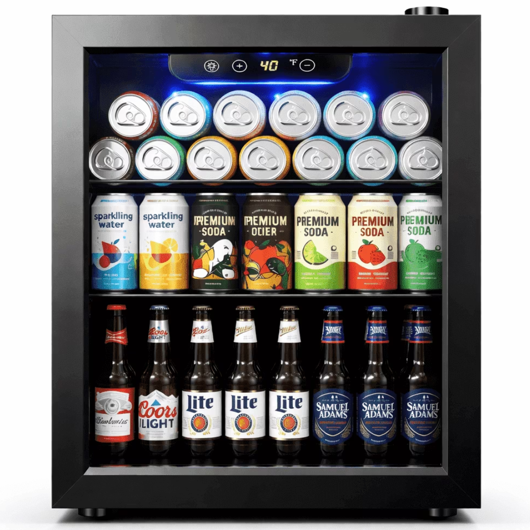 Simzlife 68-Can Beverage Refrigerator