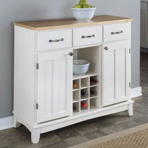 Buffet Sideboard Cabinet w/Wine Bottle Rack
