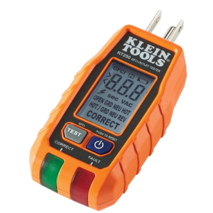 Klein Tools GFCI Receptacle Outlet Tester w/ LCD