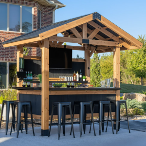 Backyard Discovery 9'x6' Cedar Wood Outdoor Bar