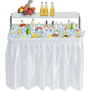 Outdoor Folding Ice Cooler Table