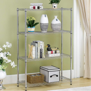 4-Shelf Metal Wire Storage Rack