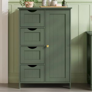 Freestanding Storage Cabinet w/Drawers & Door