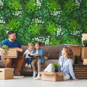 Artificial 12-Pack Grass Boxwood Panels