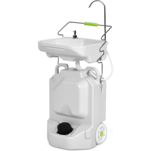 Portable Camping Sink 38L w/Foot Pump