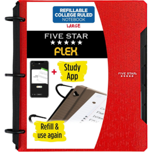 Five Star Flex Refillable Notebook w/App
