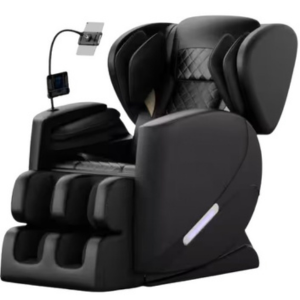 Noble House PU Leather Motorized Zero Gravity Reclining Massage Chair w/Heat