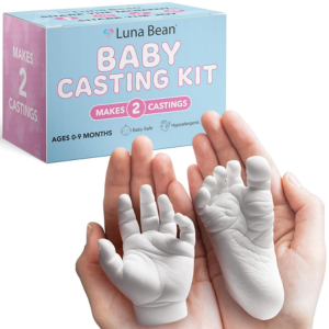 Luna Bean 2-Pack Baby Hand & Foot Casting Kit
