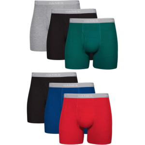 Hanes 6-Pack Men's Boxer Briefs