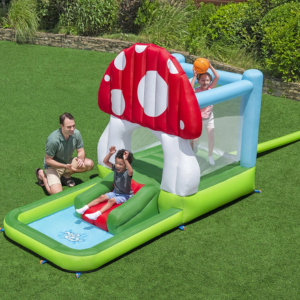 H2OGO! Mushroom Totlot Inflatable Bounce House w/Slide