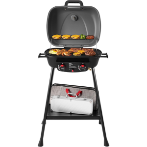 Royal Gourmet 2-Burner Portable Gas Grill w/Stand