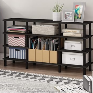 Furinno Turn-N-Tube 4-Tier Multipurpose Wide Shelf