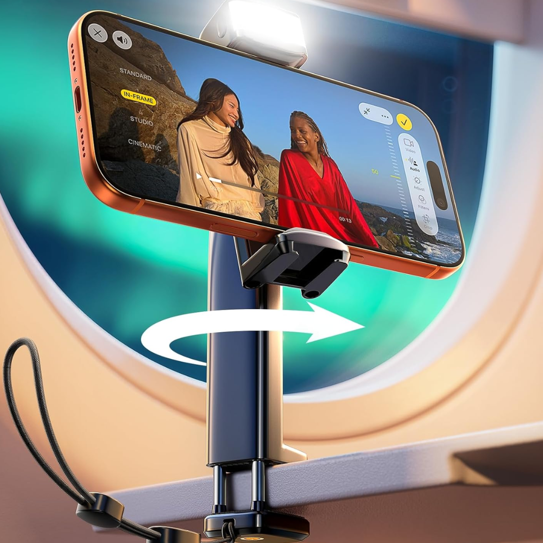 Lisen Airplane Phone Holder Mount w/Light