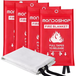 4-Pack Emergency Fire Blanket