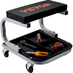 Rolling Creeper Garage Stool w/Tool Tray