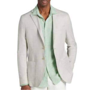 Jos. A. Bank Plaid Linen Sportcoat