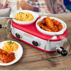 Game Day 2.5Qt Double Slow Cooker