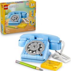 LEGO 383-Piece Creator 3 in 1 Retro Telephone Building Toy
